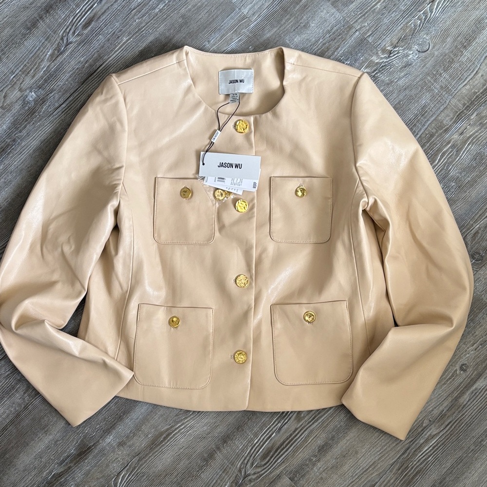 Jason Wu faux leather jacket